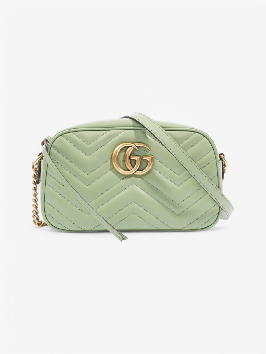Gucci Marmont Zip Sage Matelasse Leather Small Image 1