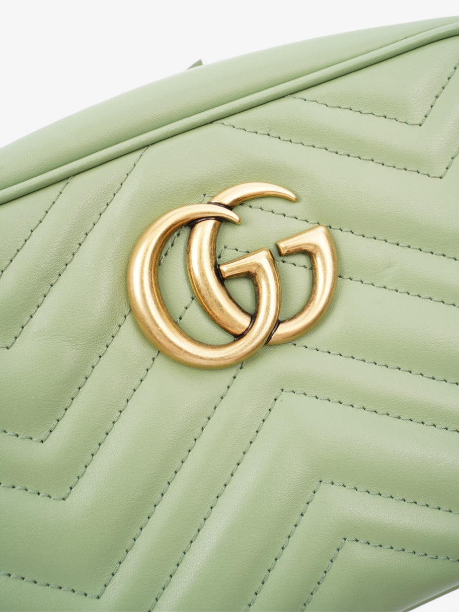 Gucci Marmont Zip Sage Matelasse Leather Small Image 7