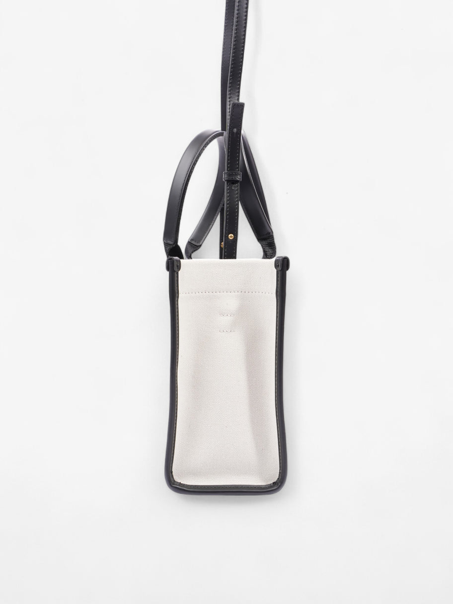 Balenciaga Tote Bag White  / Black Canvas Image 3