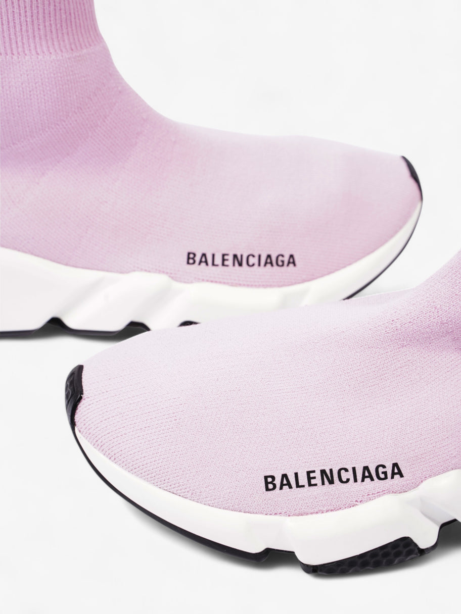 Balenciaga Speed Clear Sole Pink / Black Cotton EU 39 UK 6 Image 9