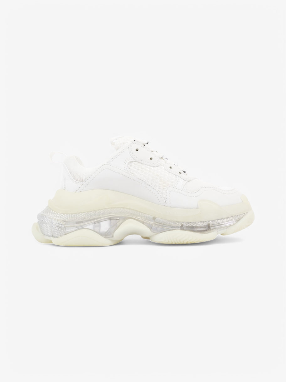 Balenciaga Triple S Clear Sole White  / Black Mesh EU 37 UK 4 Image 4