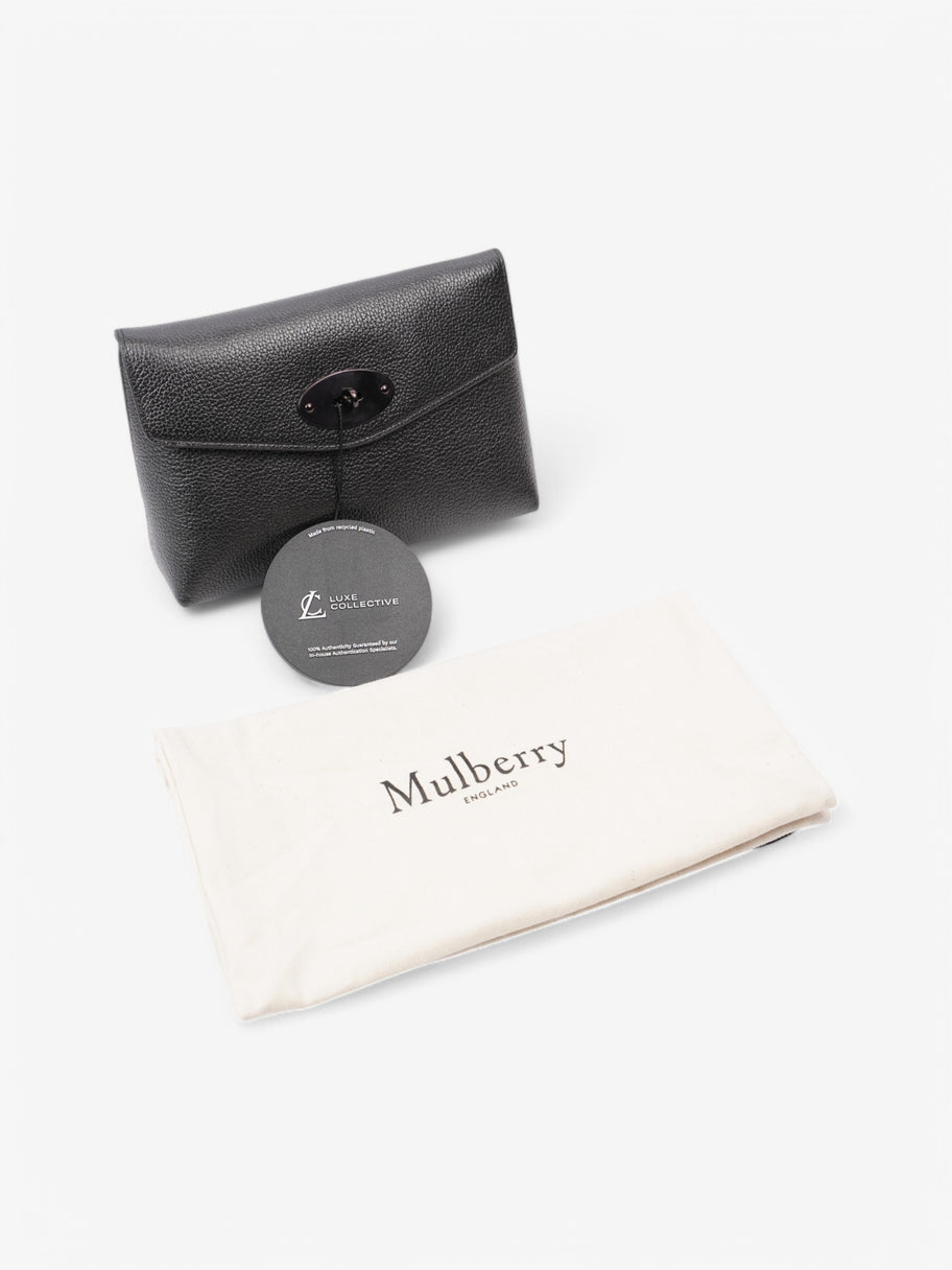 Mulberry Darley Cosmetic Pouch Black Leather Image 8
