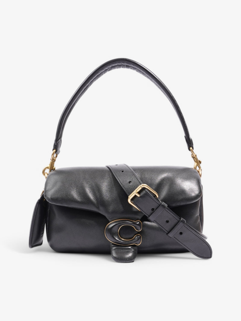  Coach Pillow Tabby Black Leather