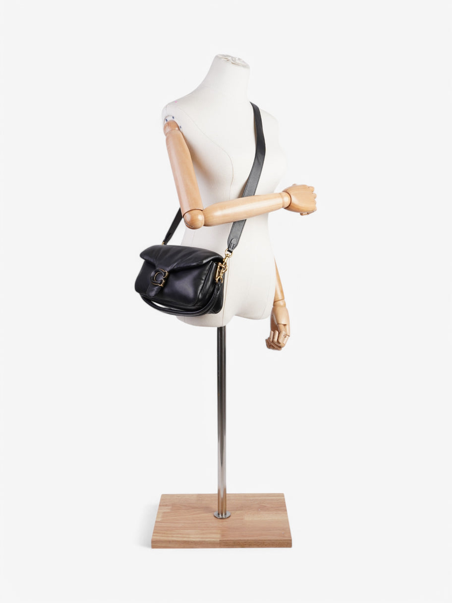 Coach Pillow Tabby Black Leather Image 2