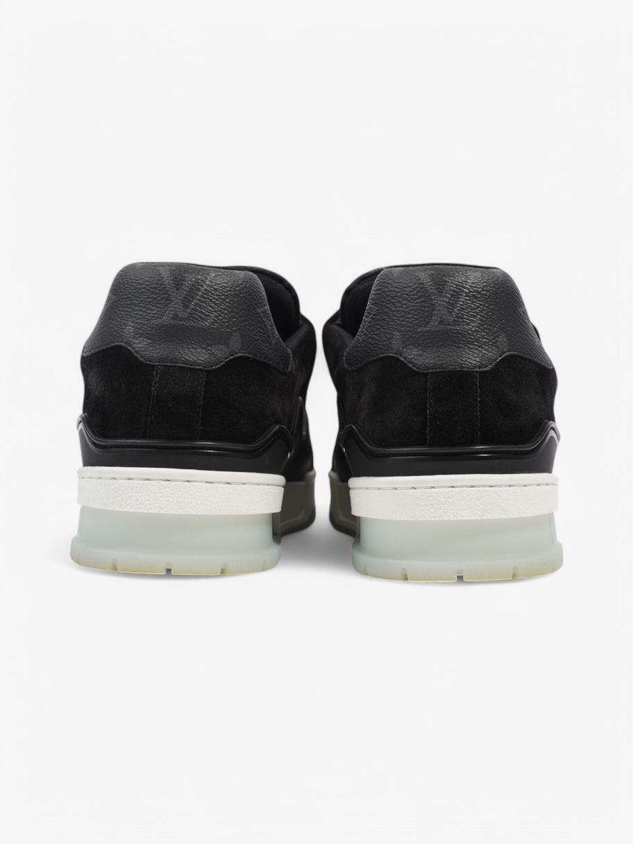 Louis Vuitton LV Trainer Sneakers Black / Grey Leather EU 42 UK 8 Image 6