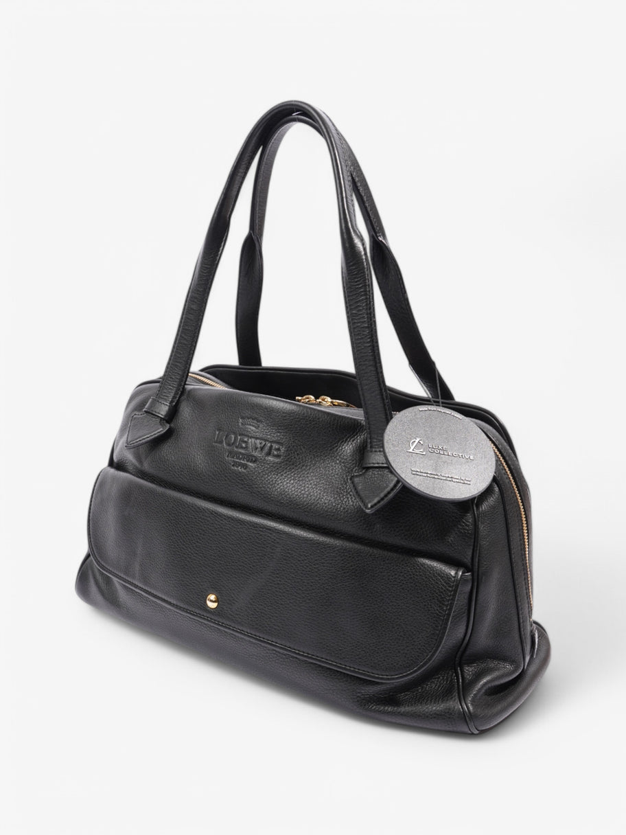 Loewe Heritage Shoulder Bag Black Leather Image 10