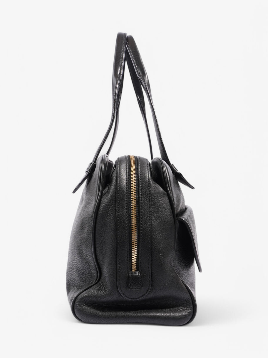 Loewe Heritage Shoulder Bag Black Leather Image 5