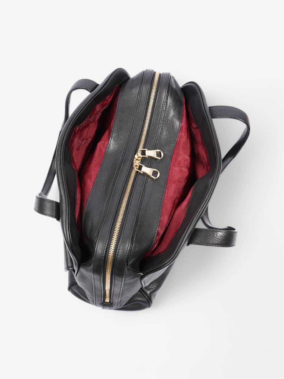 Loewe Heritage Shoulder Bag Black Leather Image 8