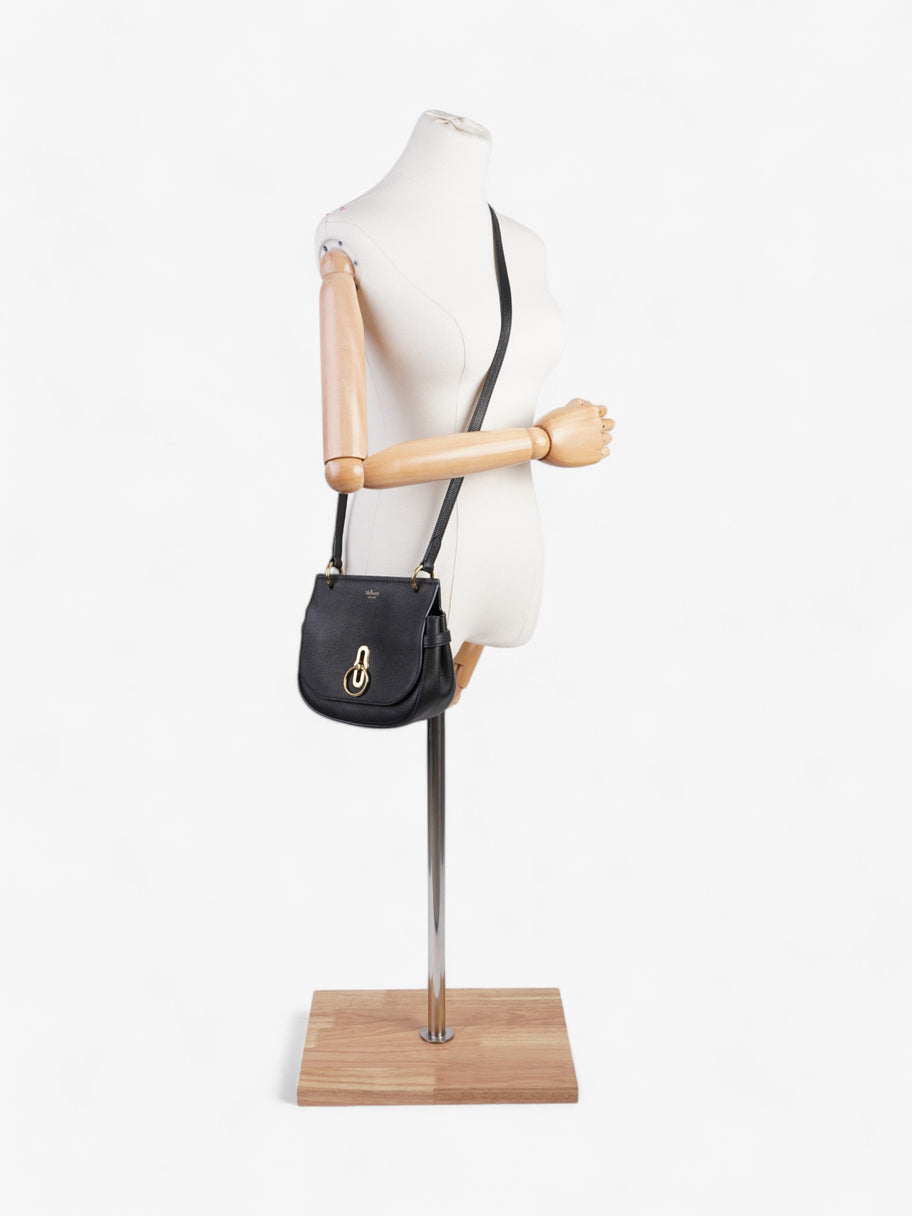 Mulberry Amberley Satchel Black Grained Leather Small Image 2