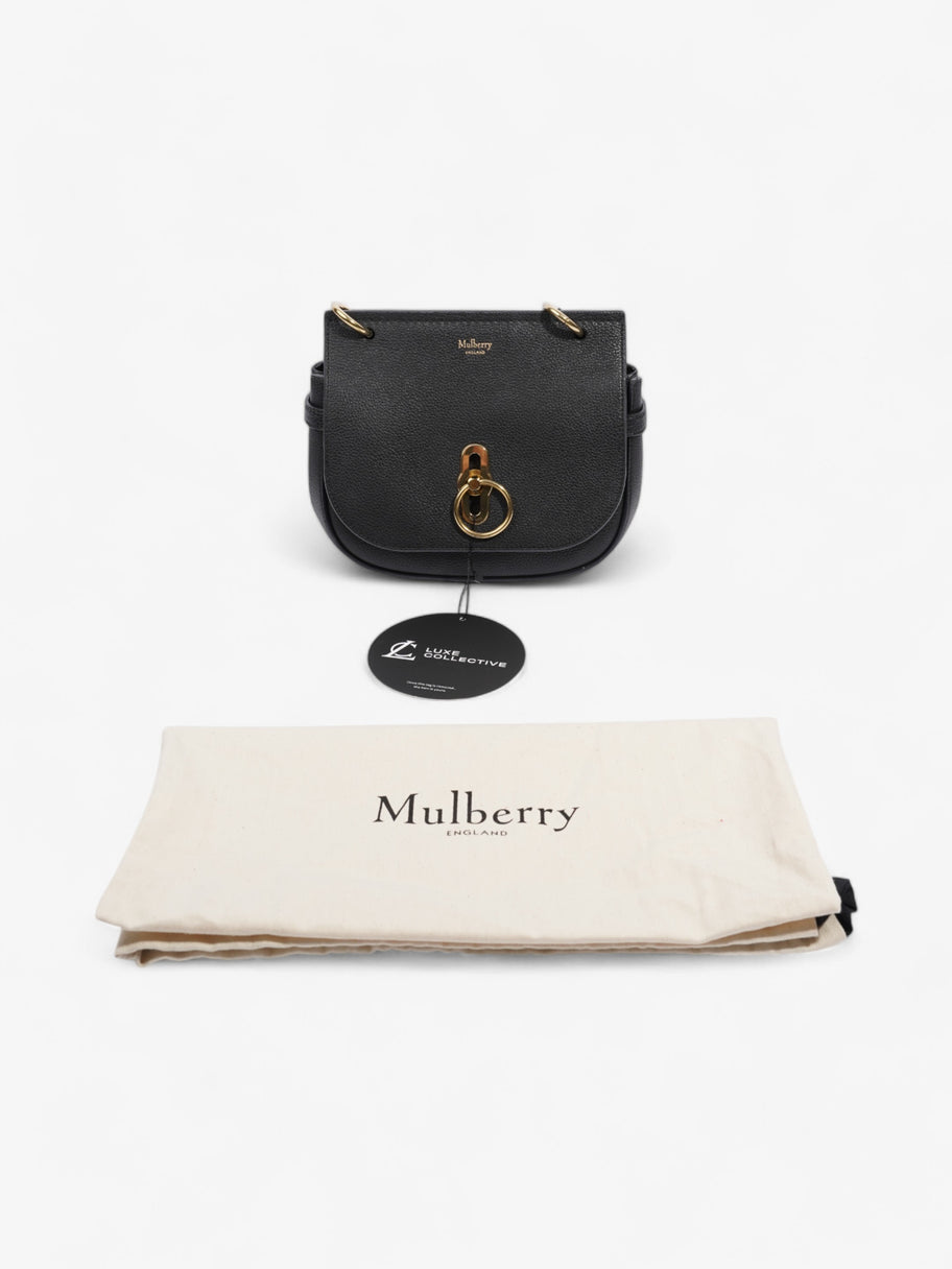 Mulberry Amberley Satchel Black Grained Leather Small Image 10
