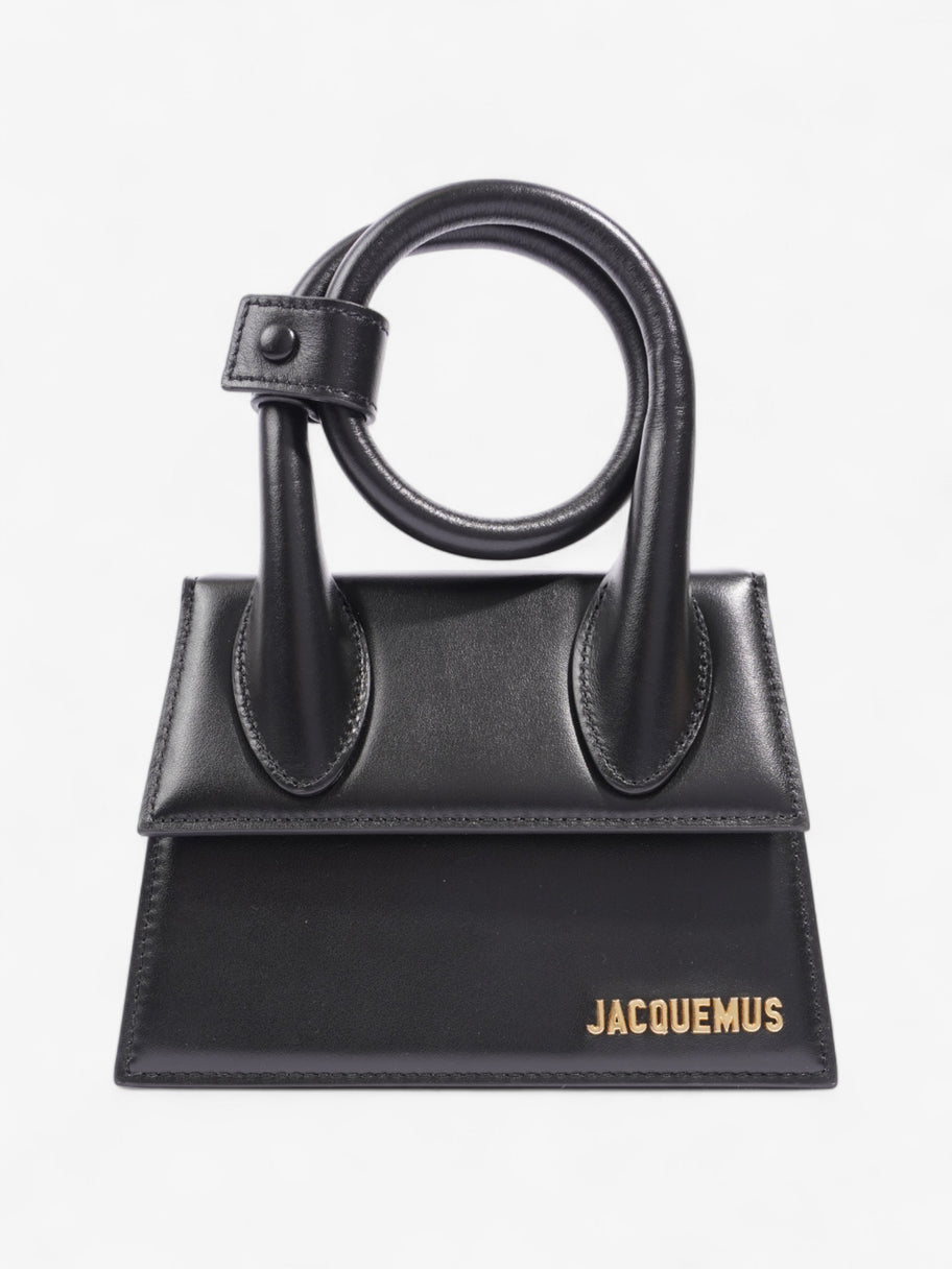 Jacquemus The knot Chiquito Black Leather Image 1