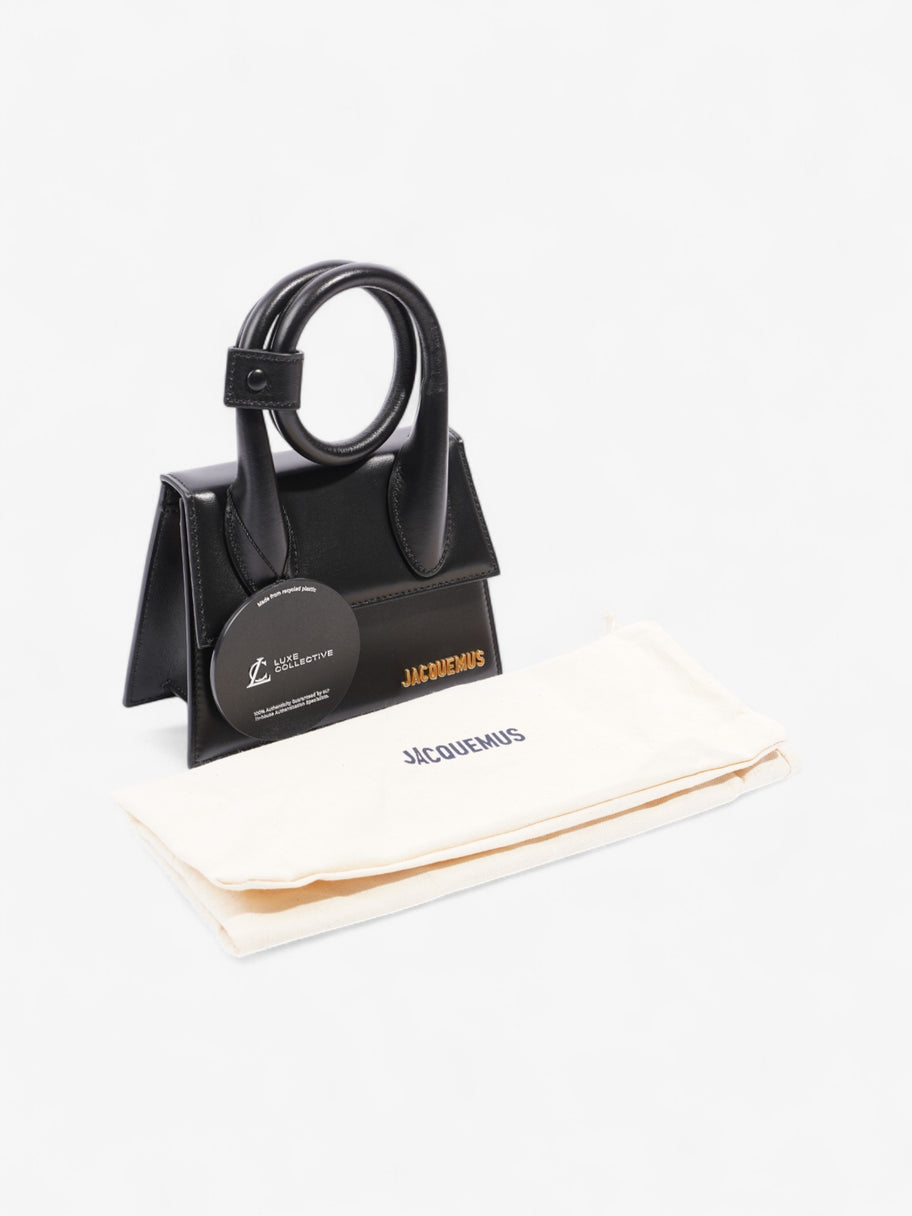 Jacquemus The knot Chiquito Black Leather Image 10