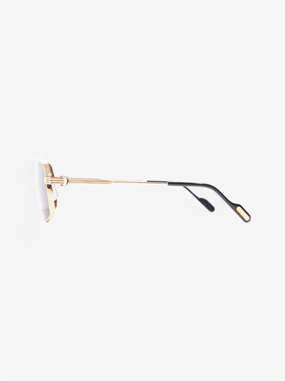 Cartier B63E91KY Sunglasses Gold Base Metal 145mm Image 2