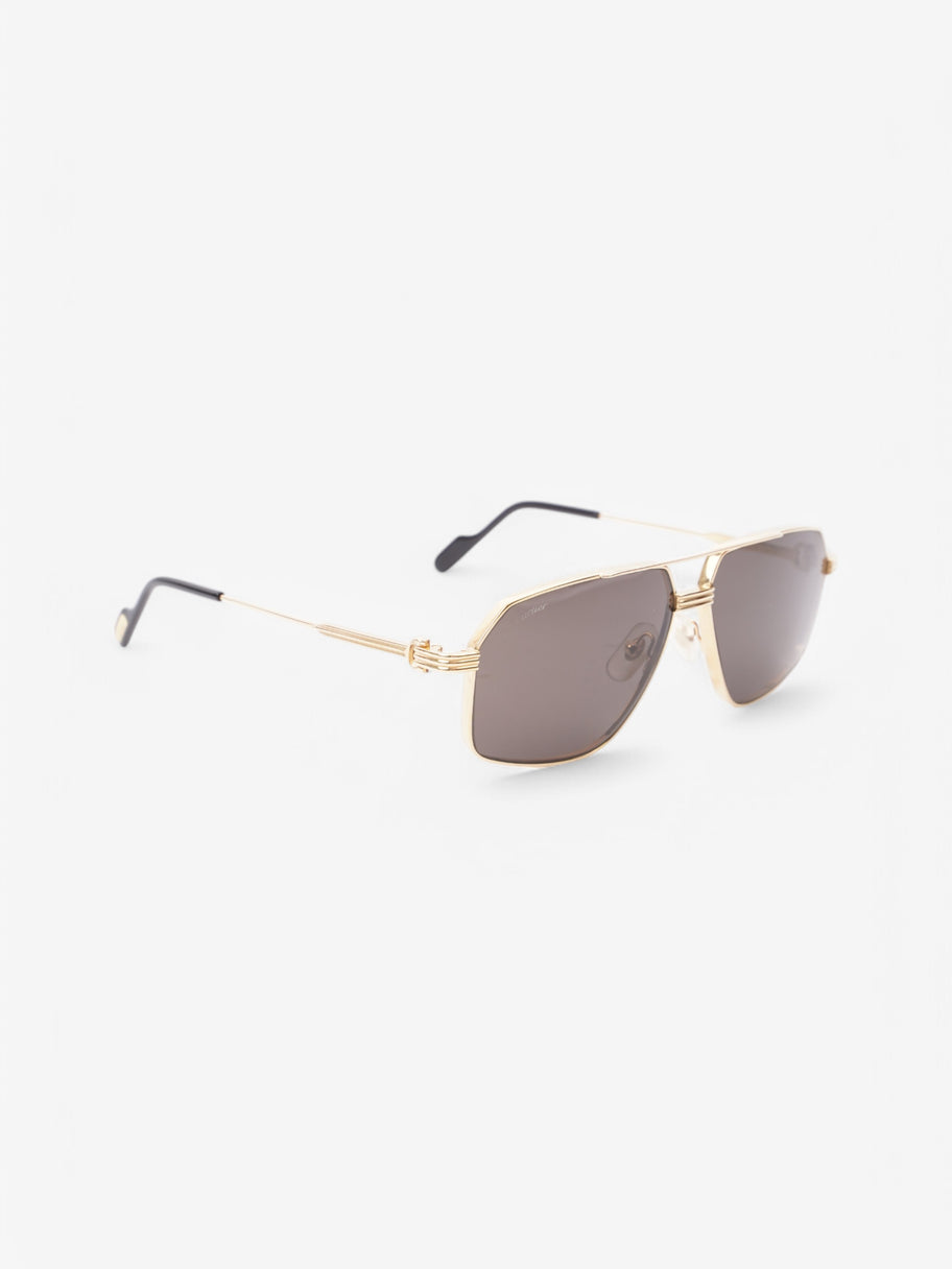 Cartier B63E91KY Sunglasses Gold Base Metal 145mm Image 5