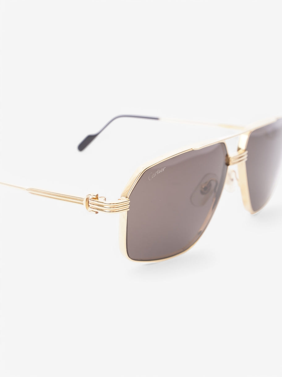 Cartier B63E91KY Sunglasses Gold Base Metal 145mm Image 6