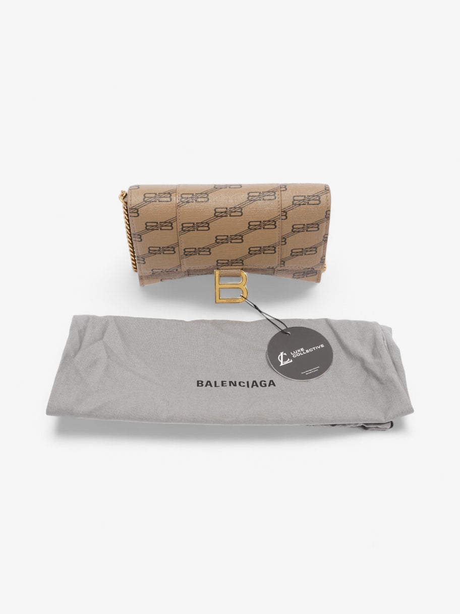 Balenciaga Hourglass Wallet On Chain BB Monogram Canvas Image 9