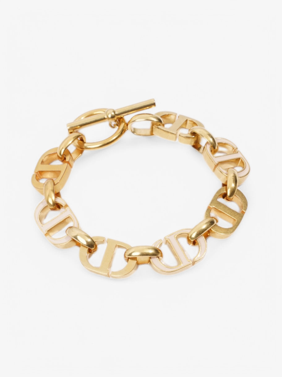 Christian Dior CD Bracelet Gold Base Metal Image 2