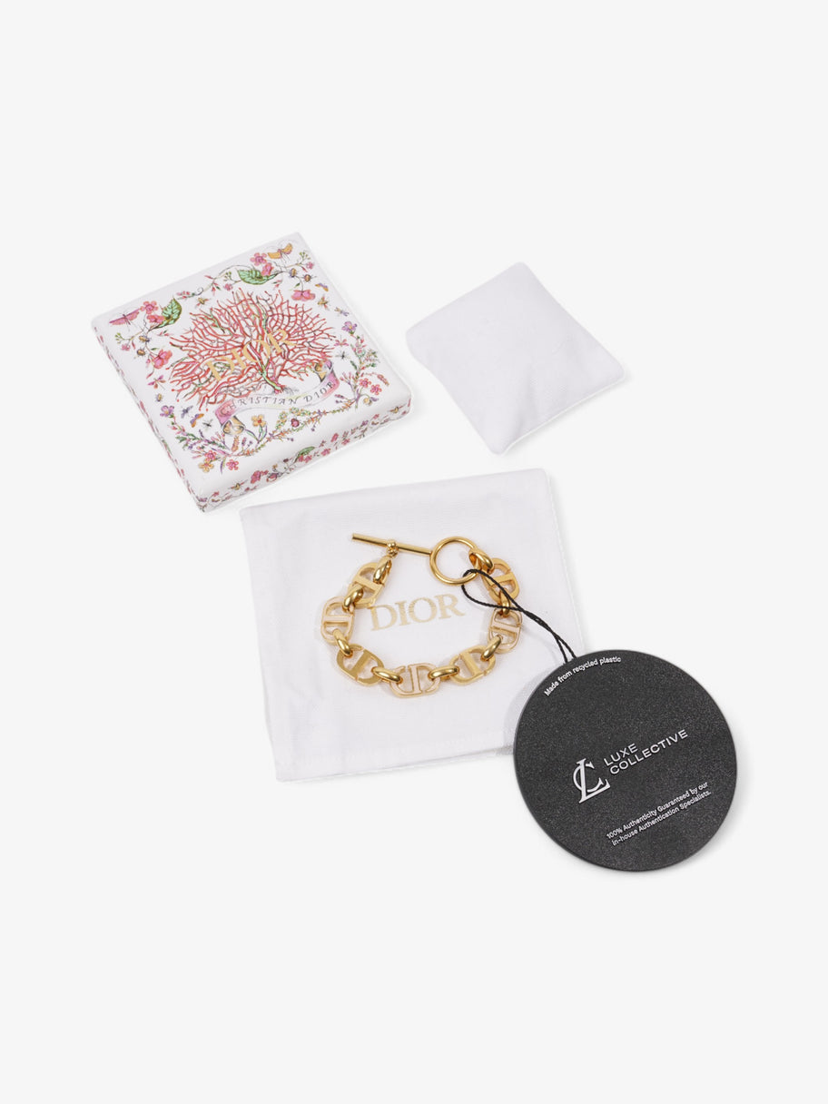 Christian Dior CD Bracelet Gold Base Metal Image 5