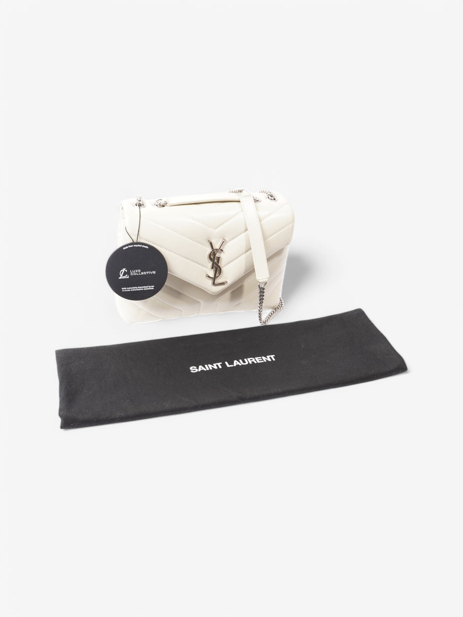 Saint Laurent Loulou White Leather Small Image 11