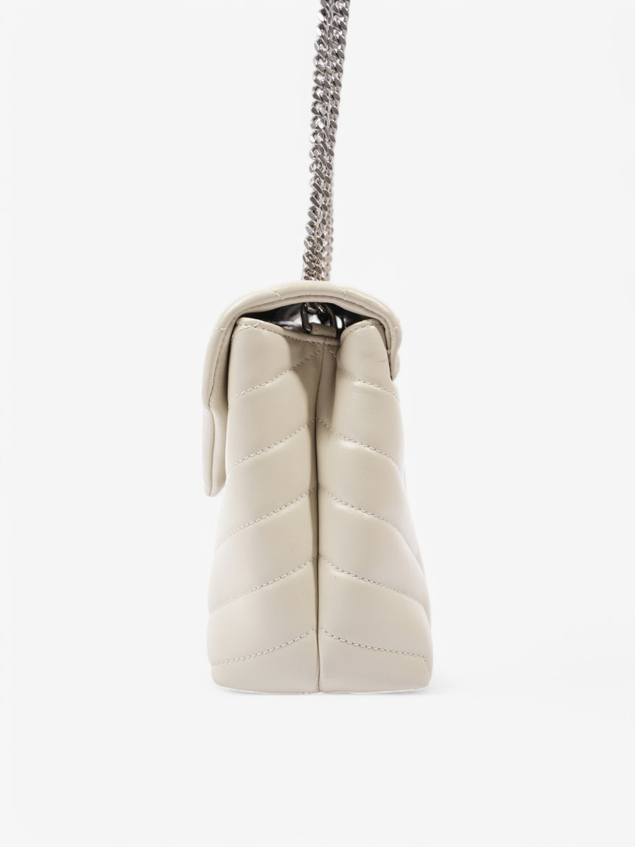 Saint Laurent Loulou White Leather Small Image 3