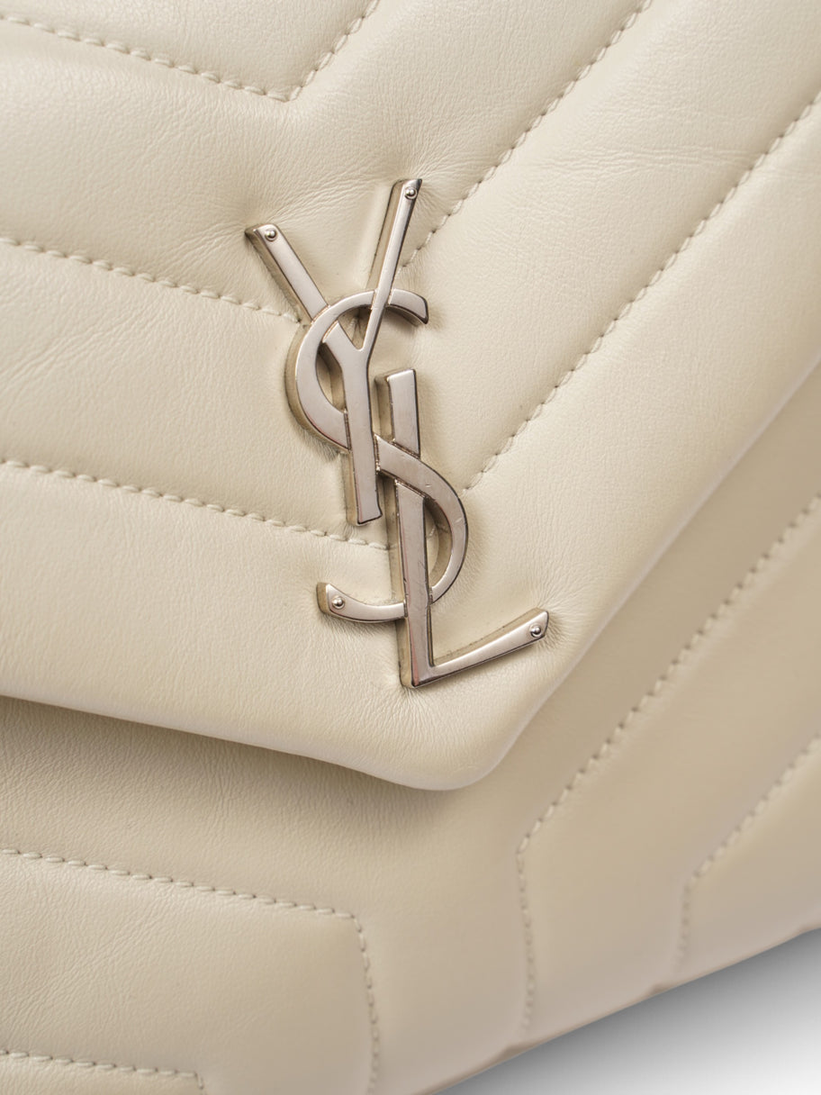 Saint Laurent Loulou White Leather Small Image 8
