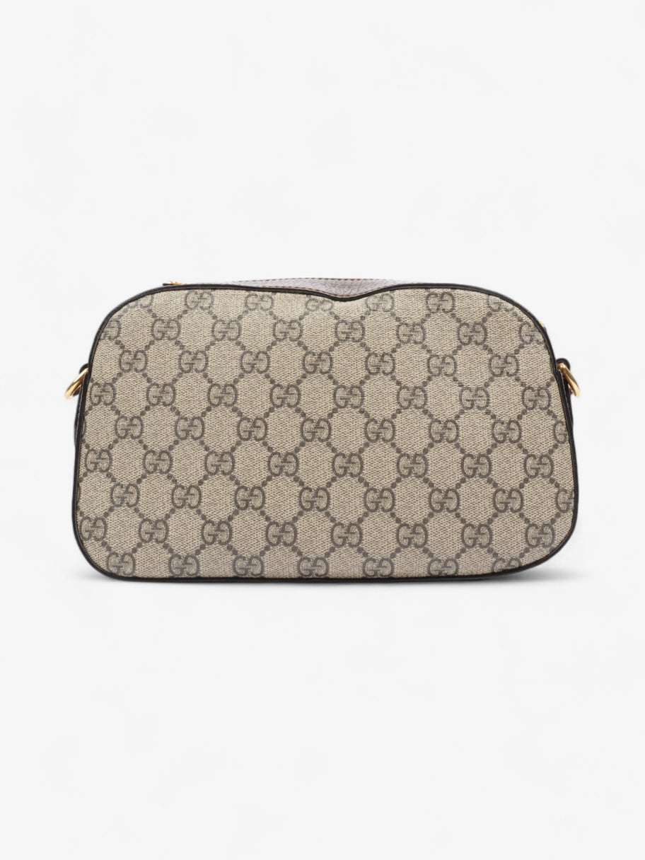 Gucci Messenger Bag GG Supreme / Yellow Coated Canvas Image 4