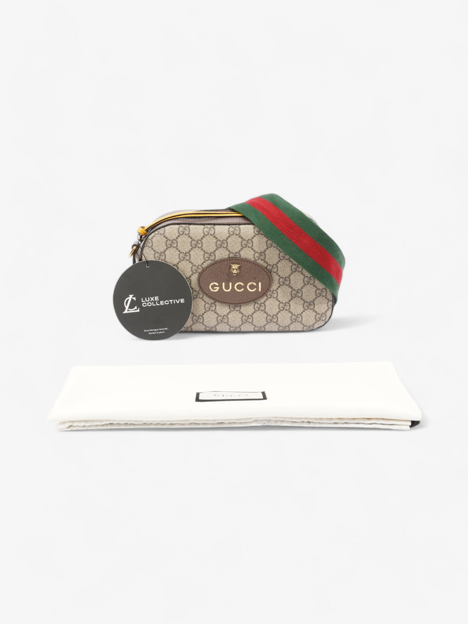 Gucci Messenger Bag GG Supreme / Yellow Coated Canvas Image 8