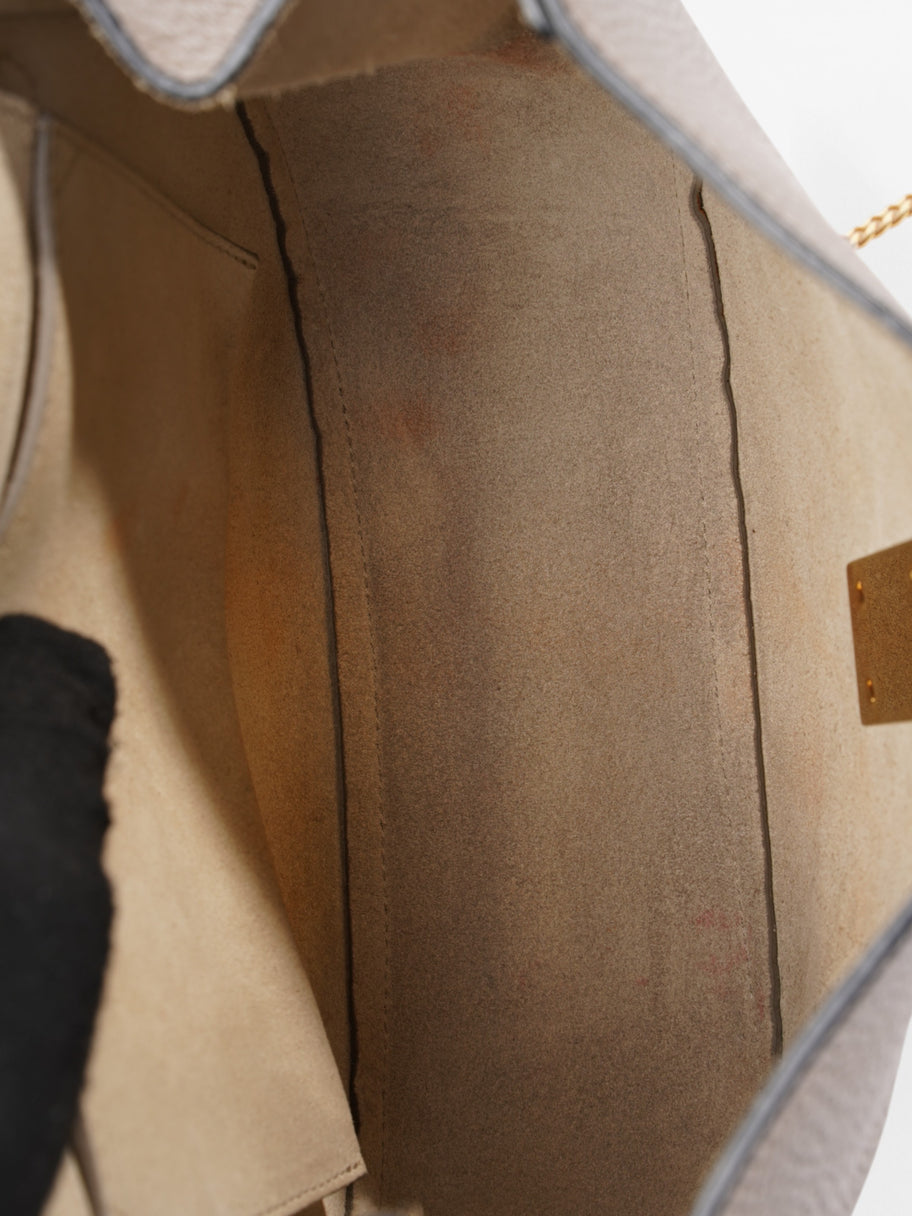 Chloe Drew Greige Leather Image 8