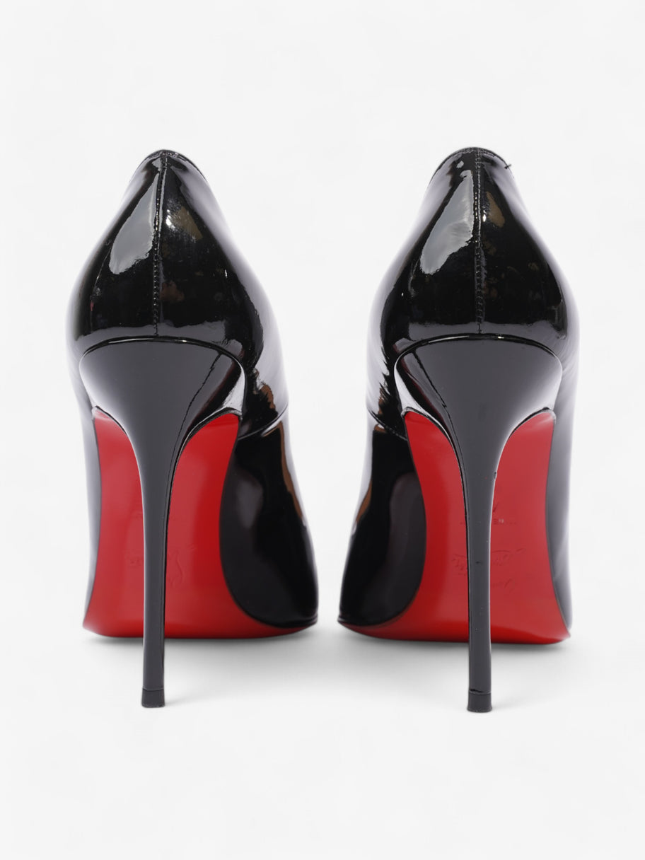 Christian Louboutin Demi You Peep Toe 100 Black Patent Leather EU 40 UK 7 Image 6