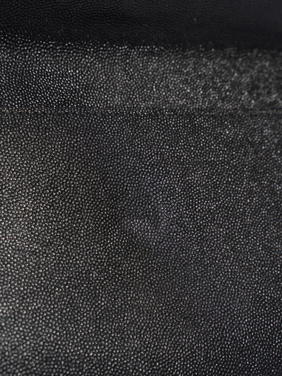 Saint Laurent Uptown Clutch Black Grained Leather Image 8