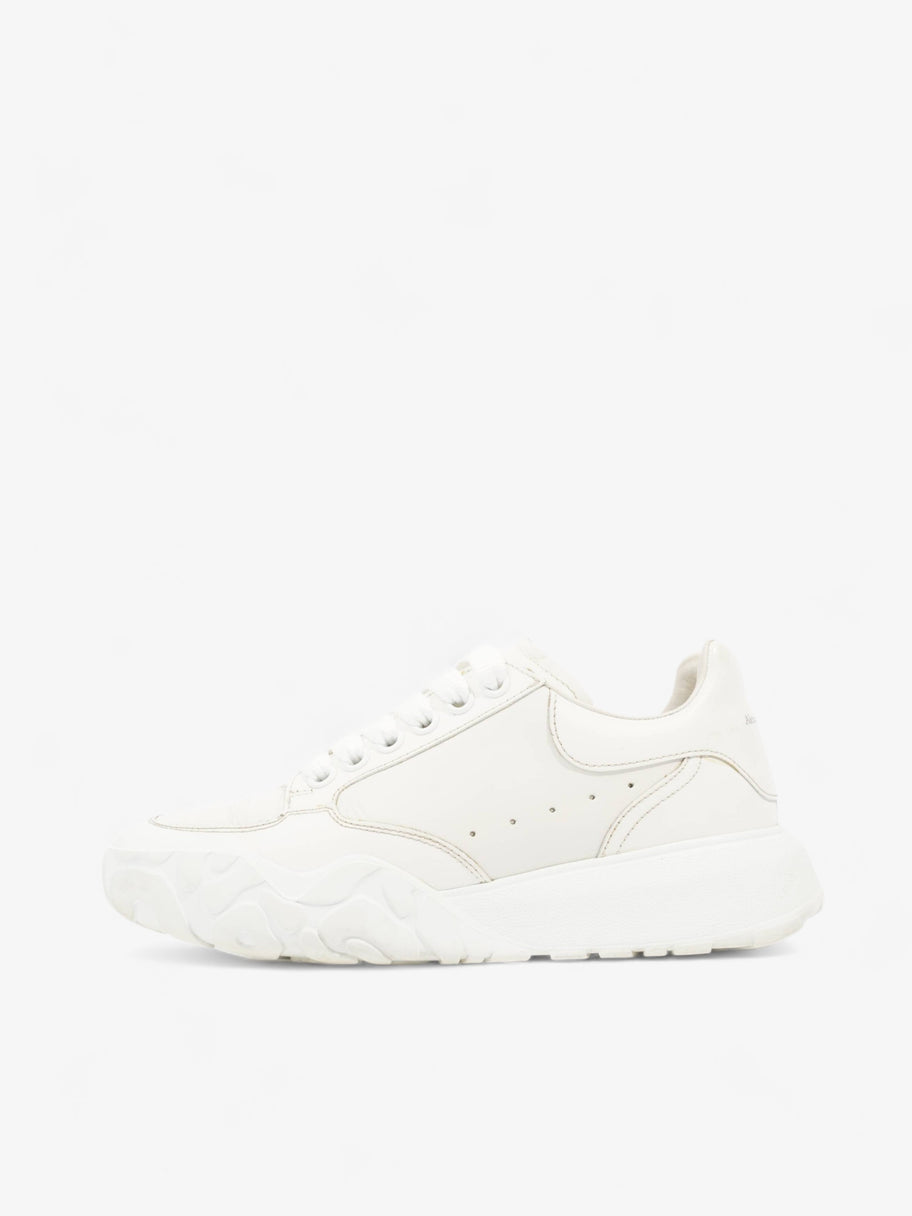 Oversized Court Sneaker White Leather EU 37.5 UK 4.5 Image 5