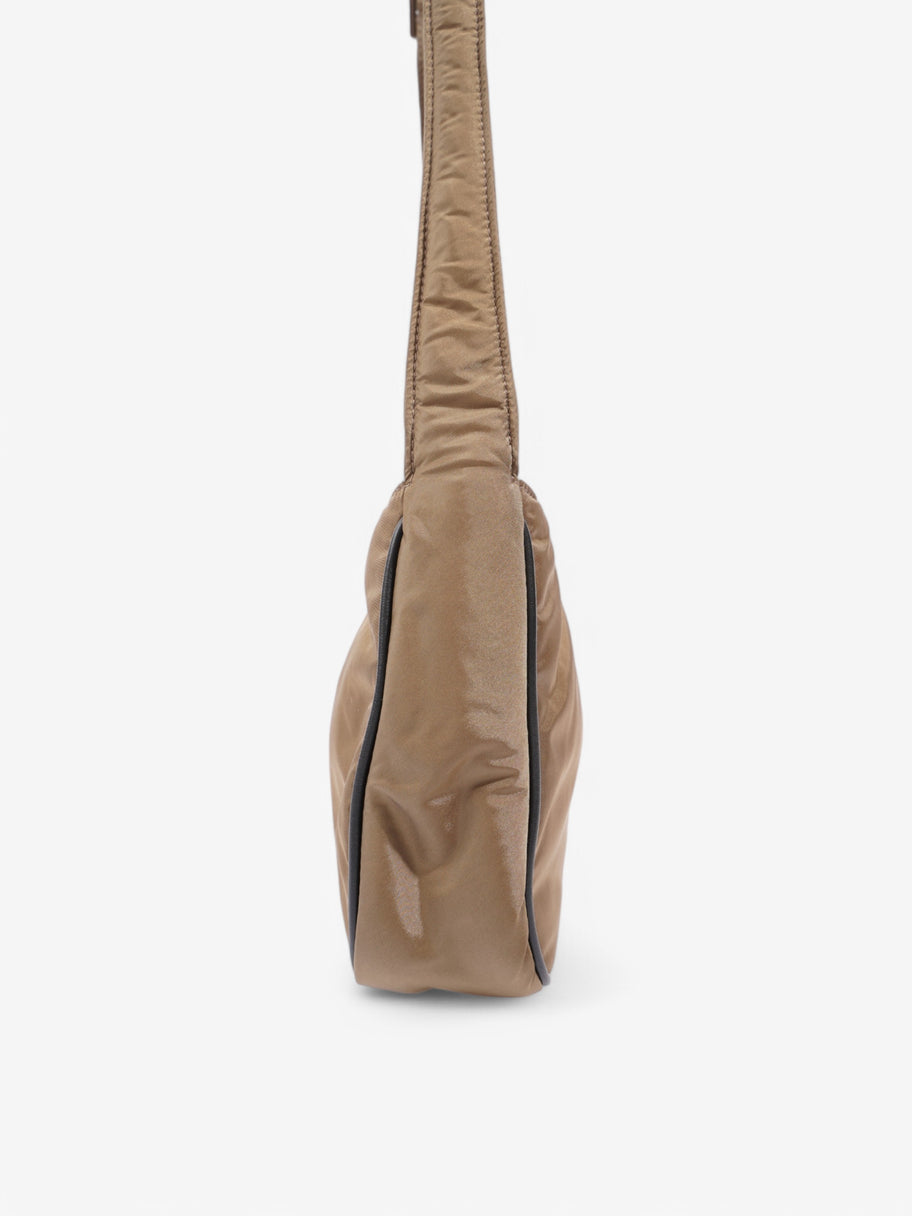 Saint Laurent 5 a 7 Shoulder Bag Khaki Nylon Image 4