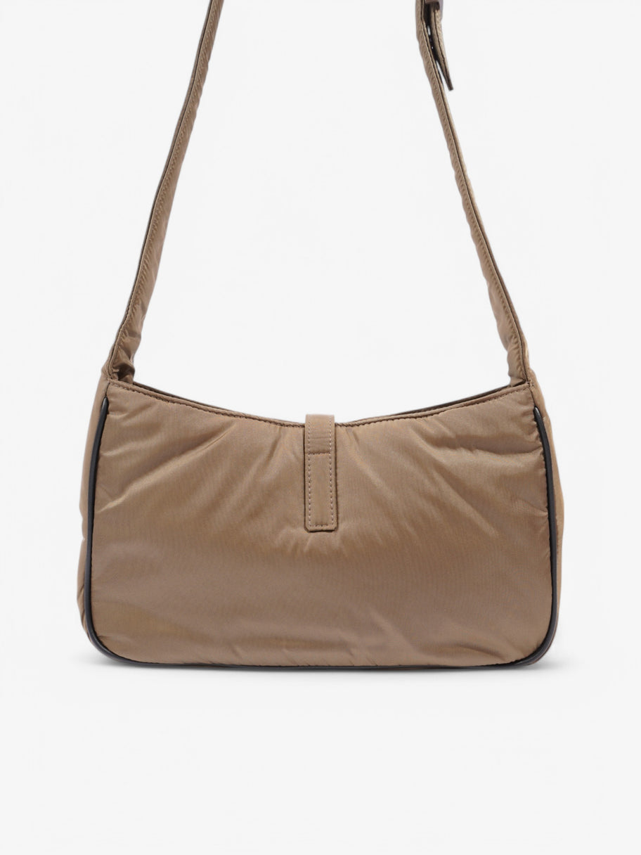 Saint Laurent 5 a 7 Shoulder Bag Khaki Nylon Image 5