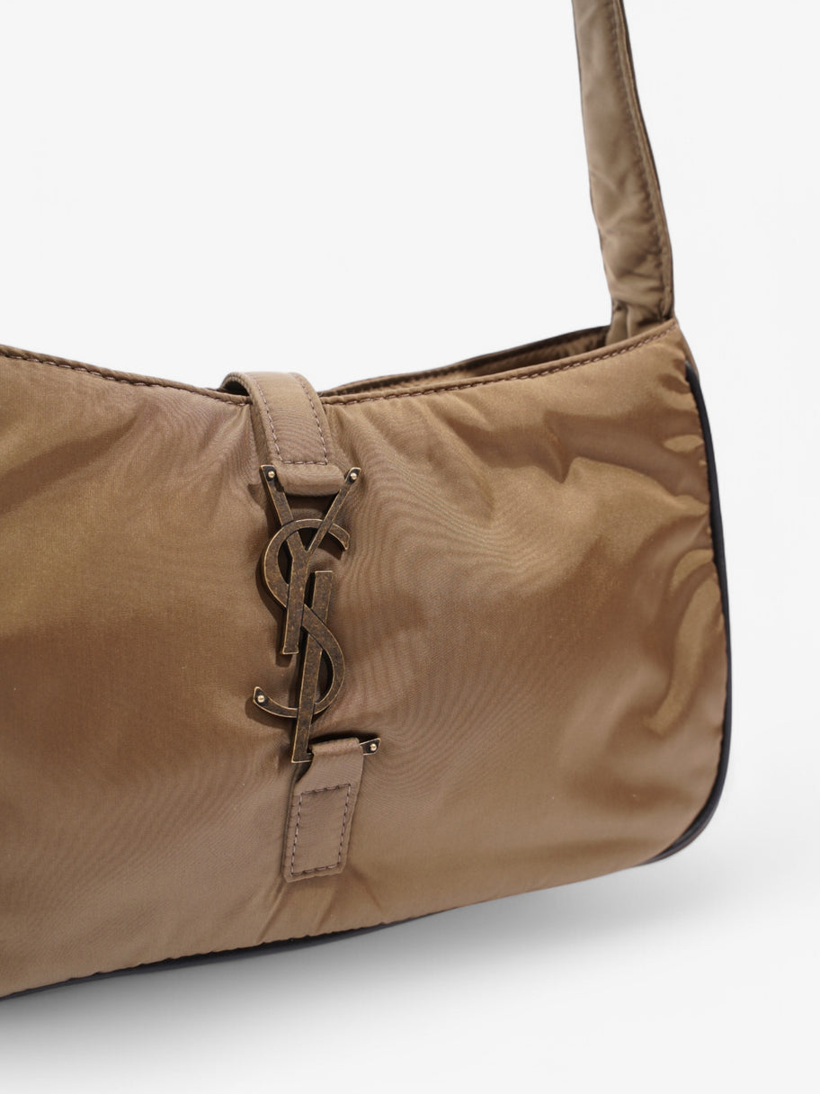 Saint Laurent 5 a 7 Shoulder Bag Khaki Nylon Image 8