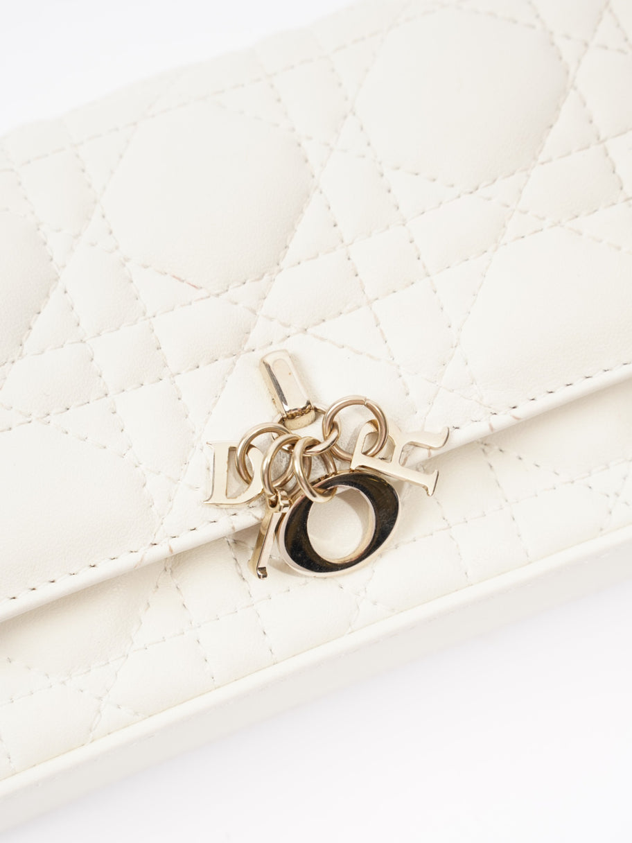 Christian Dior My Dior Talk Phone Pouch White  Leather Image 7