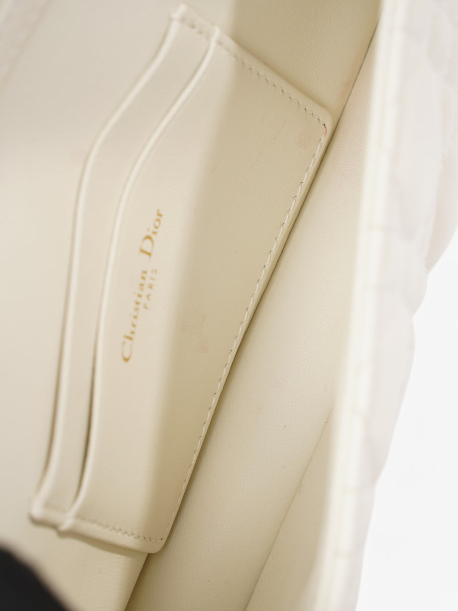 Christian Dior My Dior Talk Phone Pouch White  Leather Image 8