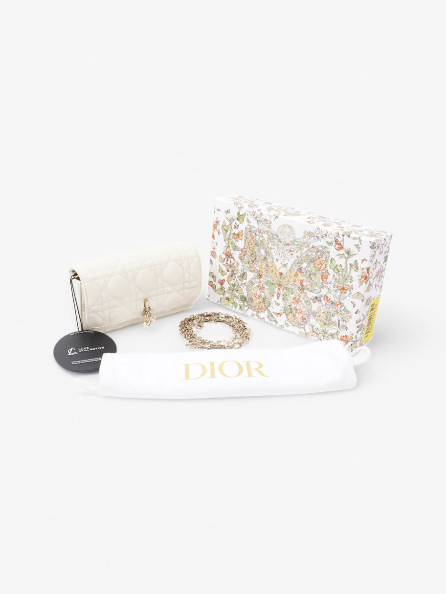 Christian Dior My Dior Talk Phone Pouch White  Leather Image 9