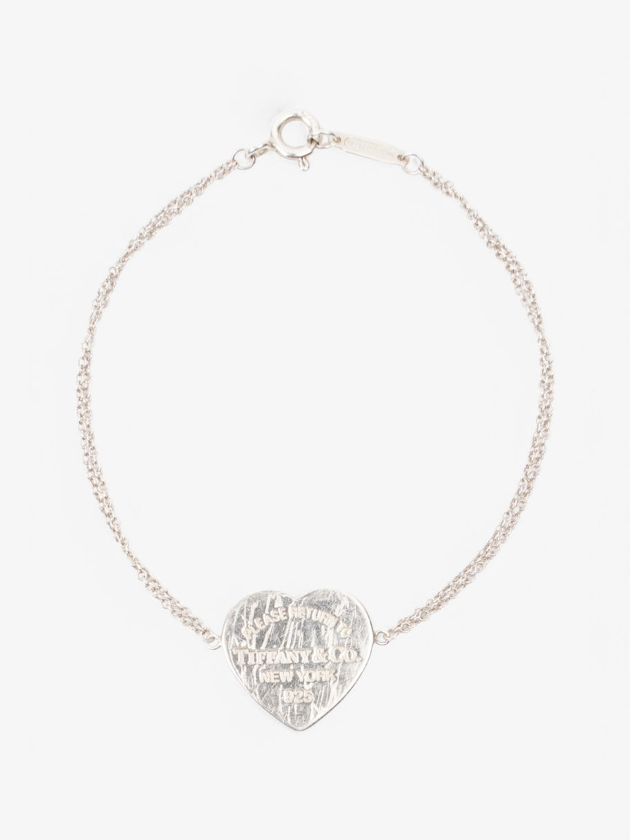 Tiffany and Co Heart Bracelet Silver Silver Sterling Image 1