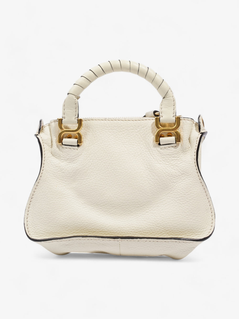 Chloe Marcie Natural White Calfskin Leather Mini Image 3