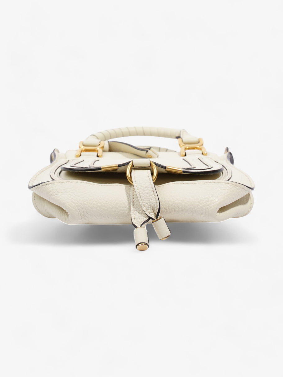 Chloe Marcie Natural White Calfskin Leather Mini Image 5