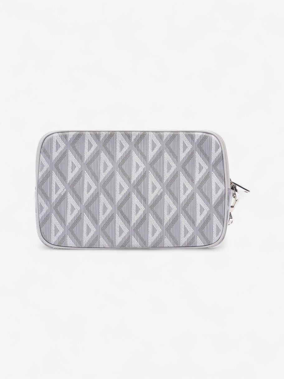 Christian Dior Toiletry Bag Grey Coated Canvas Image 3