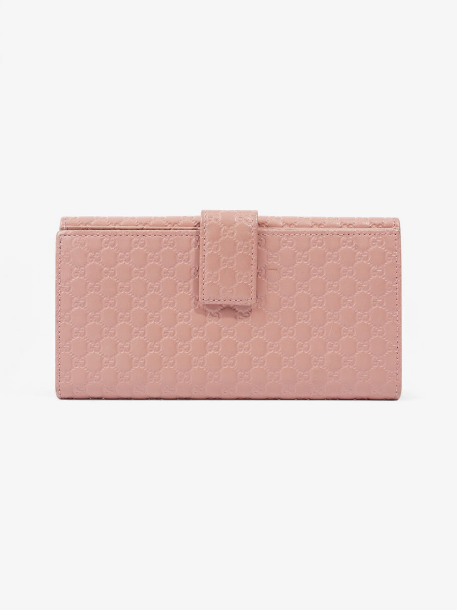 Gucci Microguccissima Continental Wallet Pink Guccissima Embossed Leather Image 2
