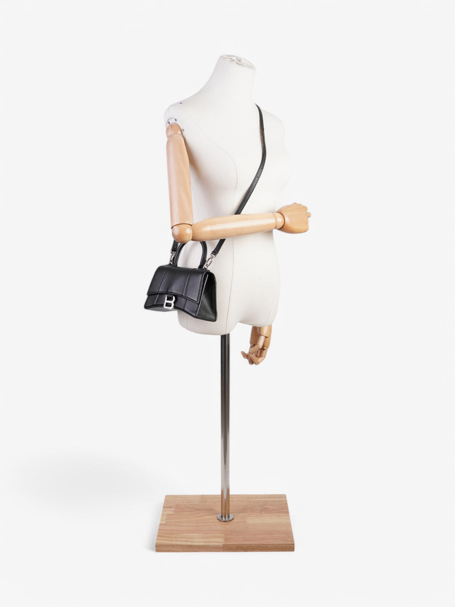 Balenciaga Hourglass  Black Leather Image 2