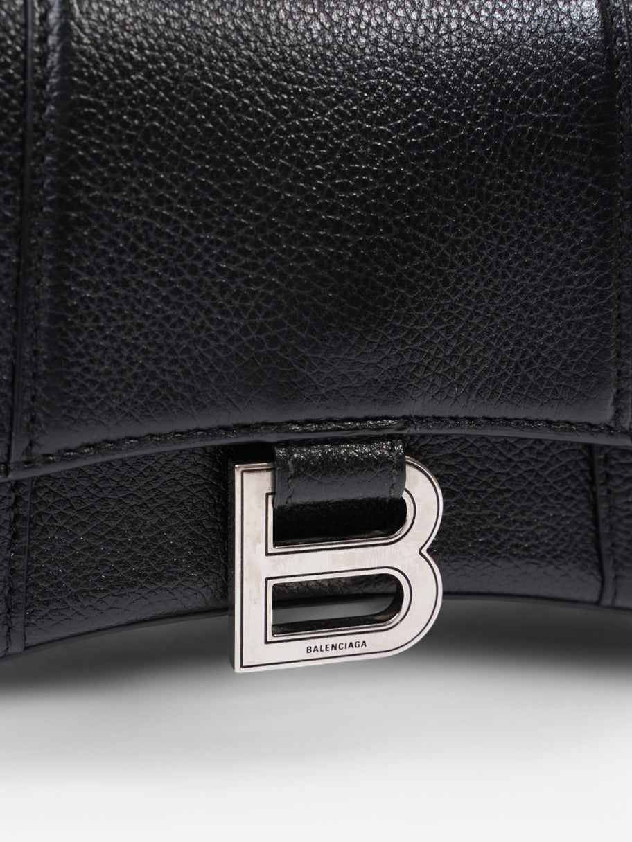 Balenciaga Hourglass  Black Leather Image 7