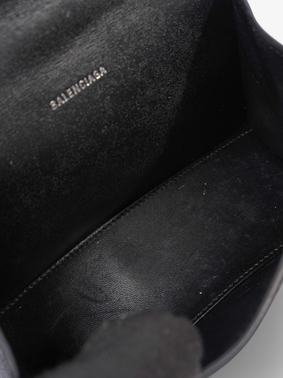 Balenciaga Hourglass  Black Leather Image 8