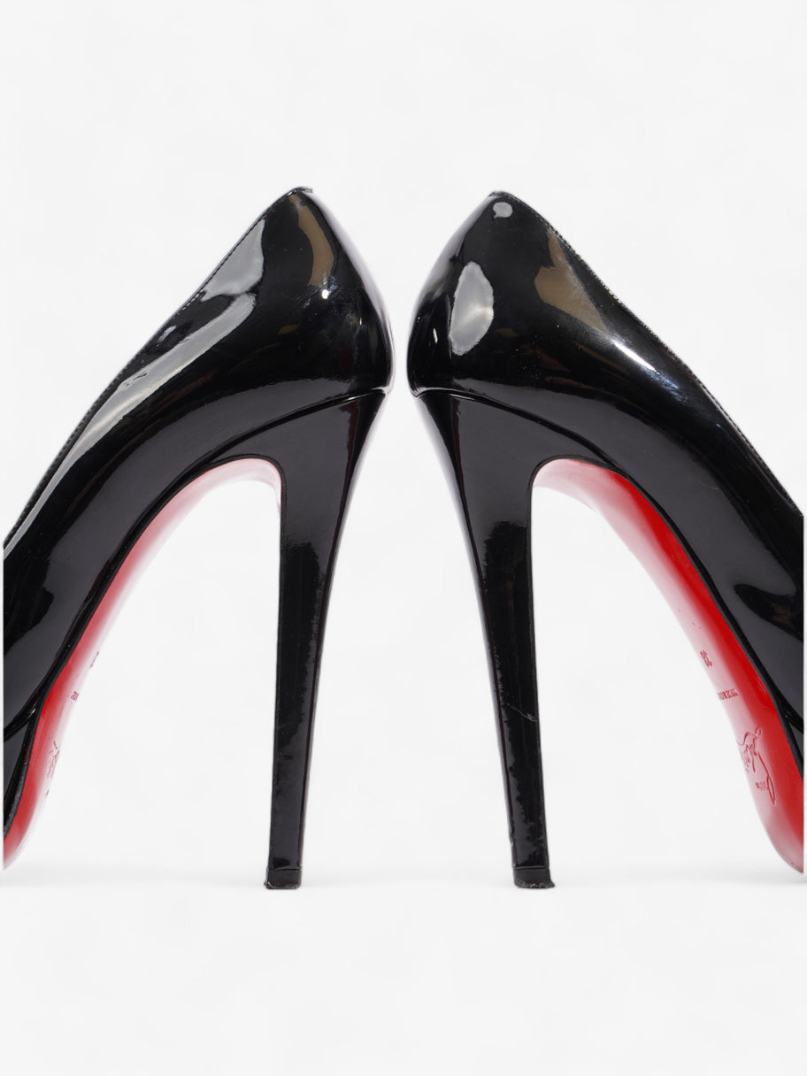 Christian Louboutin Bianca 140mm Black Patent Leather EU 38 UK 5 Image 9