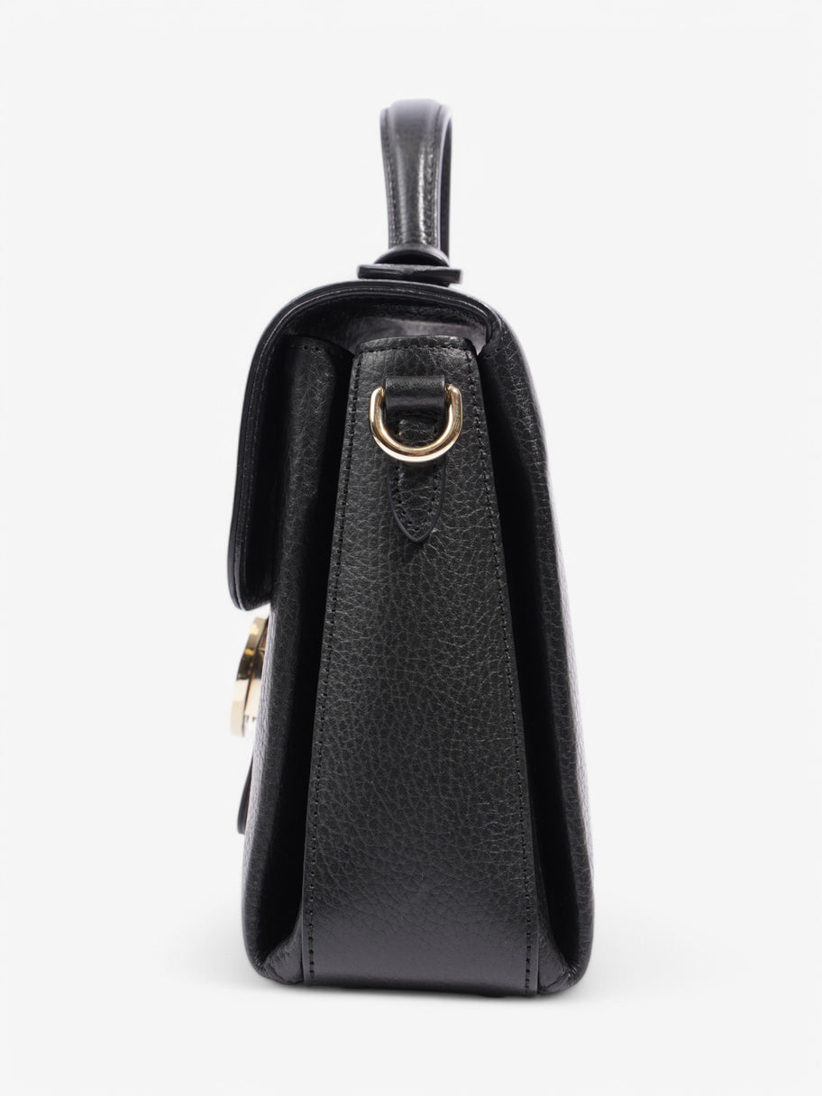Gucci Dollar Top Handle Black Leather Image 3