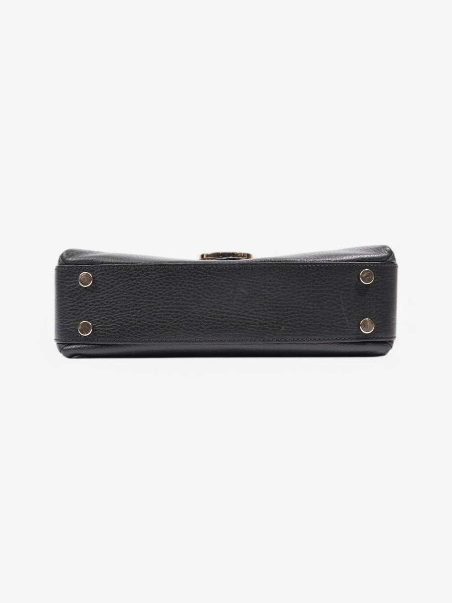 Gucci Dollar Top Handle Black Leather Image 6