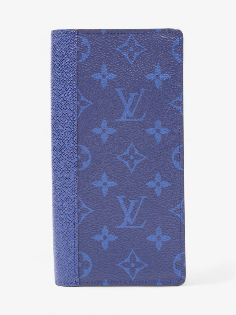 Louis Vuitton Lama Portefeuille Brazza Cobalt Leather