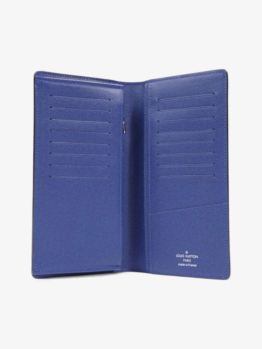 Louis Vuitton Lama Portefeuille Brazza Cobalt Leather Image 3